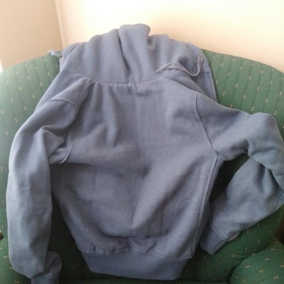 Blue Fuzzy Sweatshirt - Picture 3 of 3